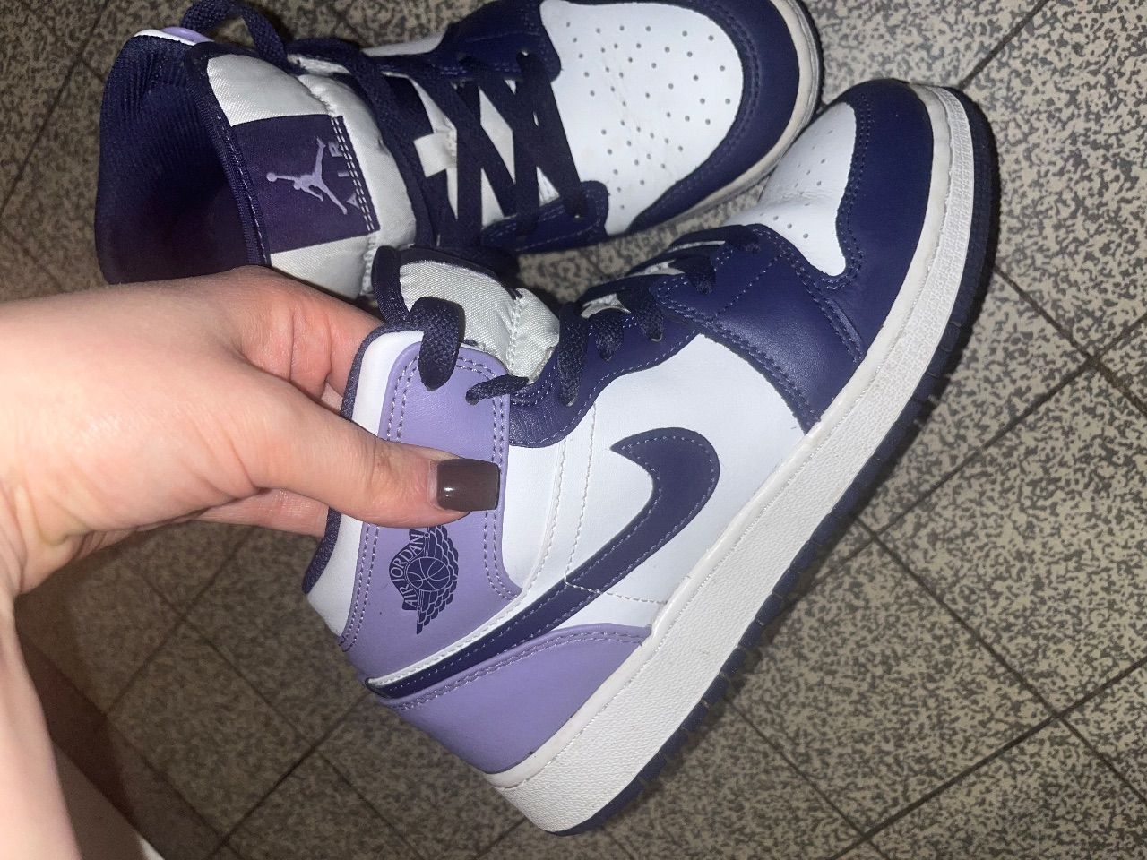Nike jordan  Jordan Damen Schuhe Weiß/Lila Size 38