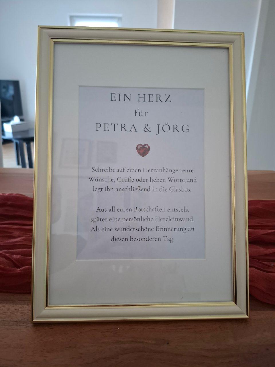 Bilderrahmen Creme Gold 24 x 32,5 cm – Hochzeit Deko Vintage ✨