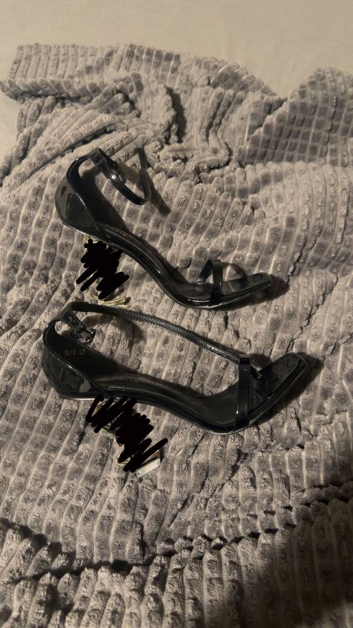 schwarze high heels Size 39