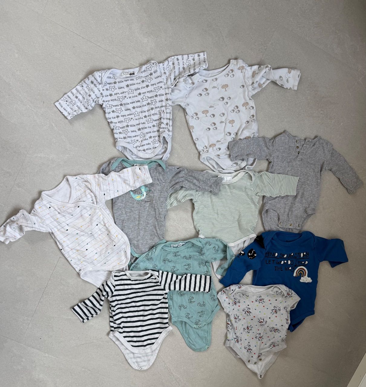 Ohne Marke 42 Teile Babyklamotten gr. 62/68 Size 62