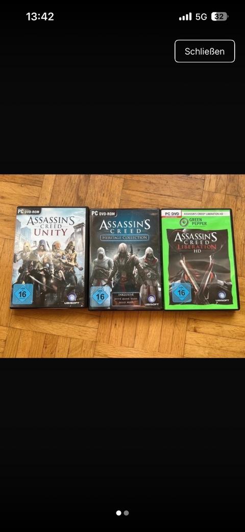 3x Assassians Creed PC Spiel