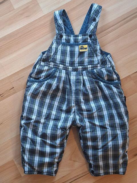 Schöne warme Latzhose Hose Gr. 62/68 Kanz