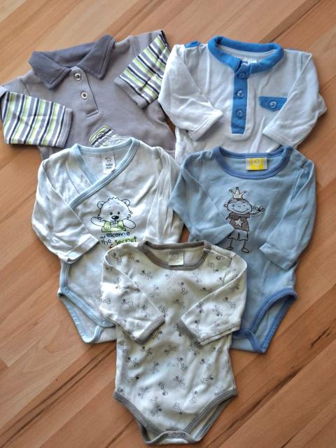 C&A Setpreis 5 Langarmbodies Gr. 62 (DM, C&A etc.) Size 62