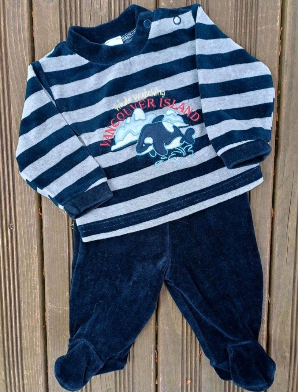 C&A Setpreis Pulli Pullover Wal mit Hose Nicki Gr. 50/56 C&A Size 56