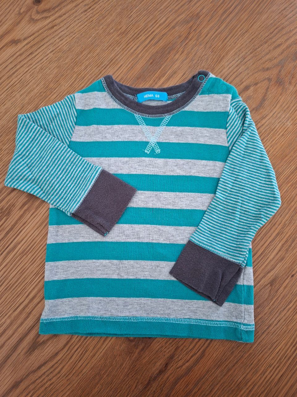 Hema Hema Langarmshirt gestreift Gr. 68 Size 68