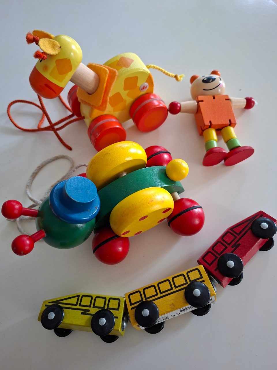 Diverse Diverse Holzspielsachen Nachziehtiere