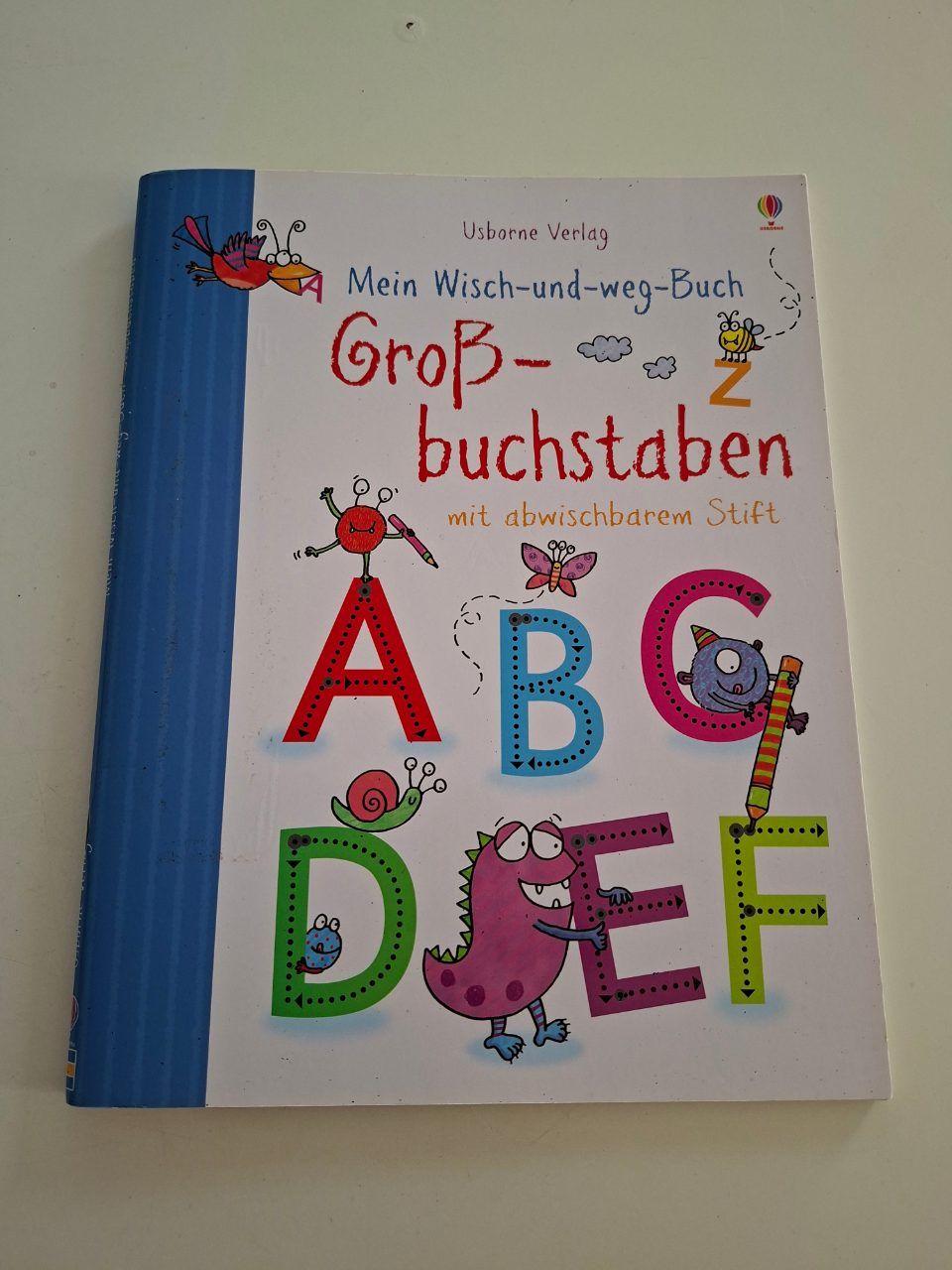 Usborne Verlag Usborne Verlag Mein Wisch-und-weg-Buch Großbuchstaben