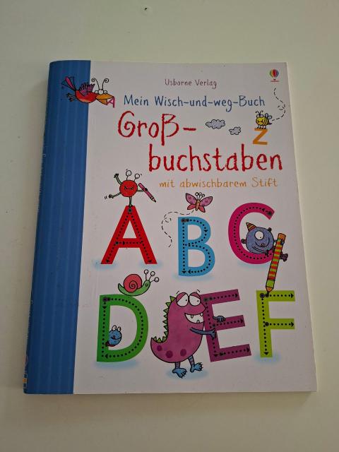 Usborne Verlag Usborne Verlag Mein Wisch-und-weg-Buch Großbuchstaben