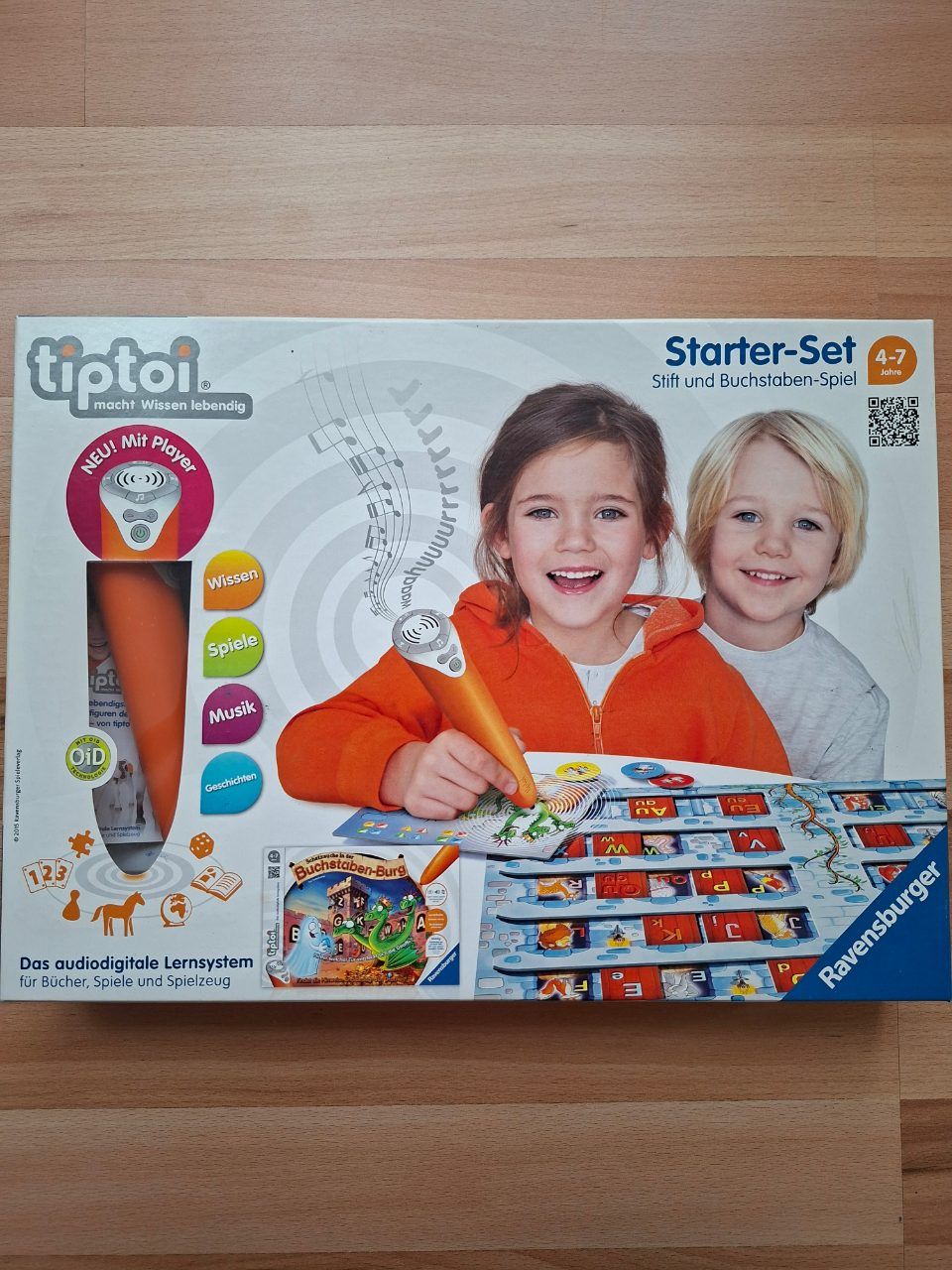 Ravensburger Ravensburger tiptoi Starter-Set mit Stift und Buchstaben-Spiel