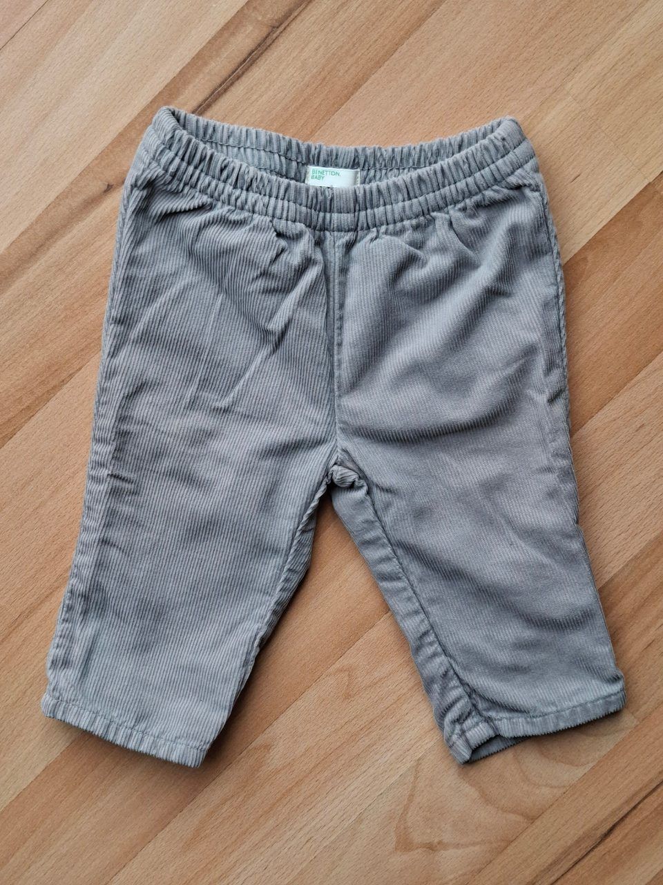 Benetton Benetton Baby Feincordhose Hose Gr. 56 hellgrau Size 56