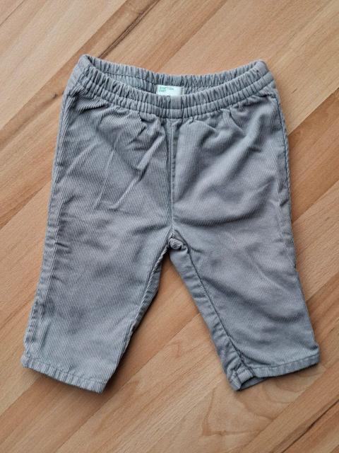 Benetton Benetton Baby Feincordhose Hose Gr. 56 hellgrau Size 56