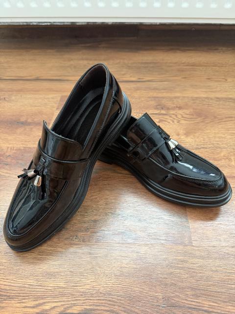 Ohne Marke Damen Loafer Schwarz Size 39