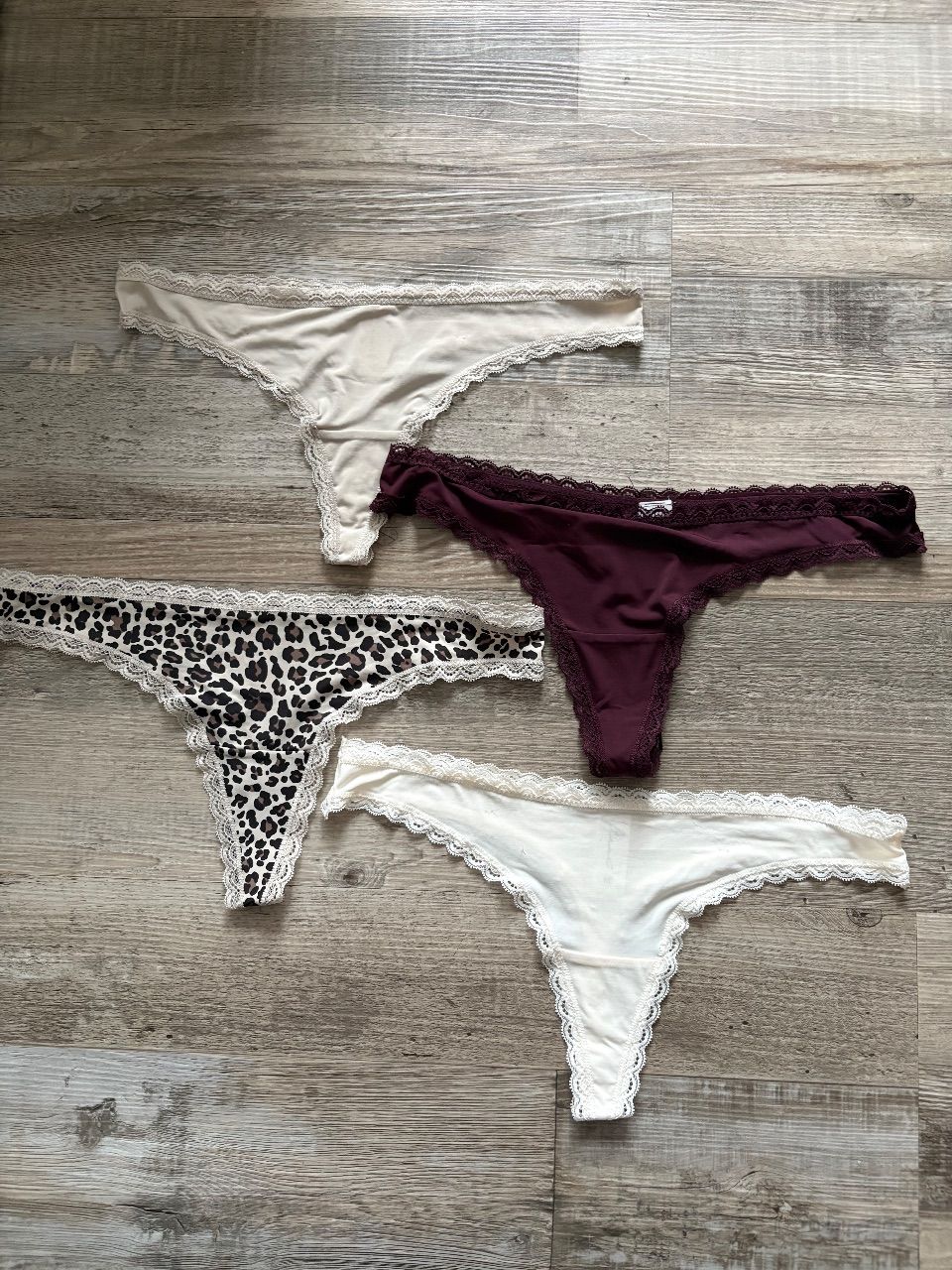 Ohne Marke Spitzen Tanga  Size L