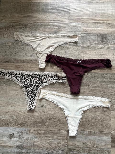 Ohne Marke Spitzen Tanga Size L