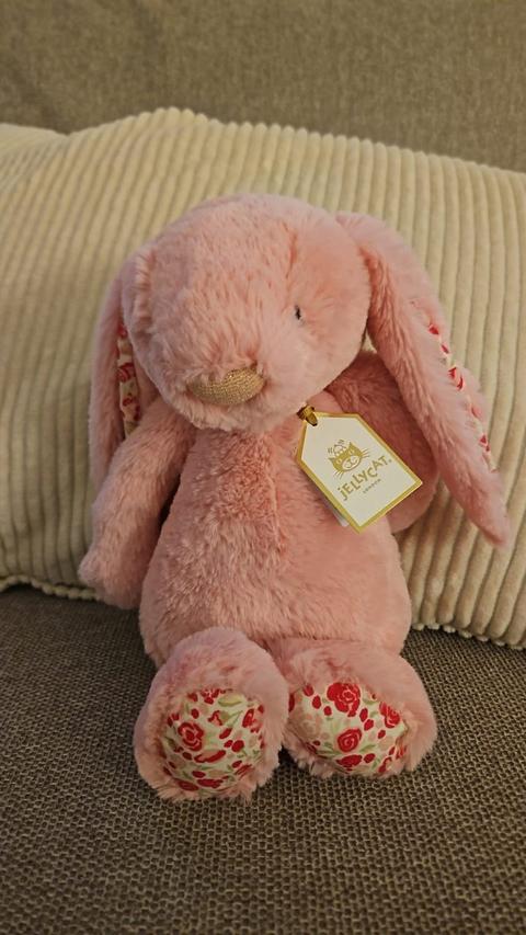 Rosa Jellycat Luxe Bunny