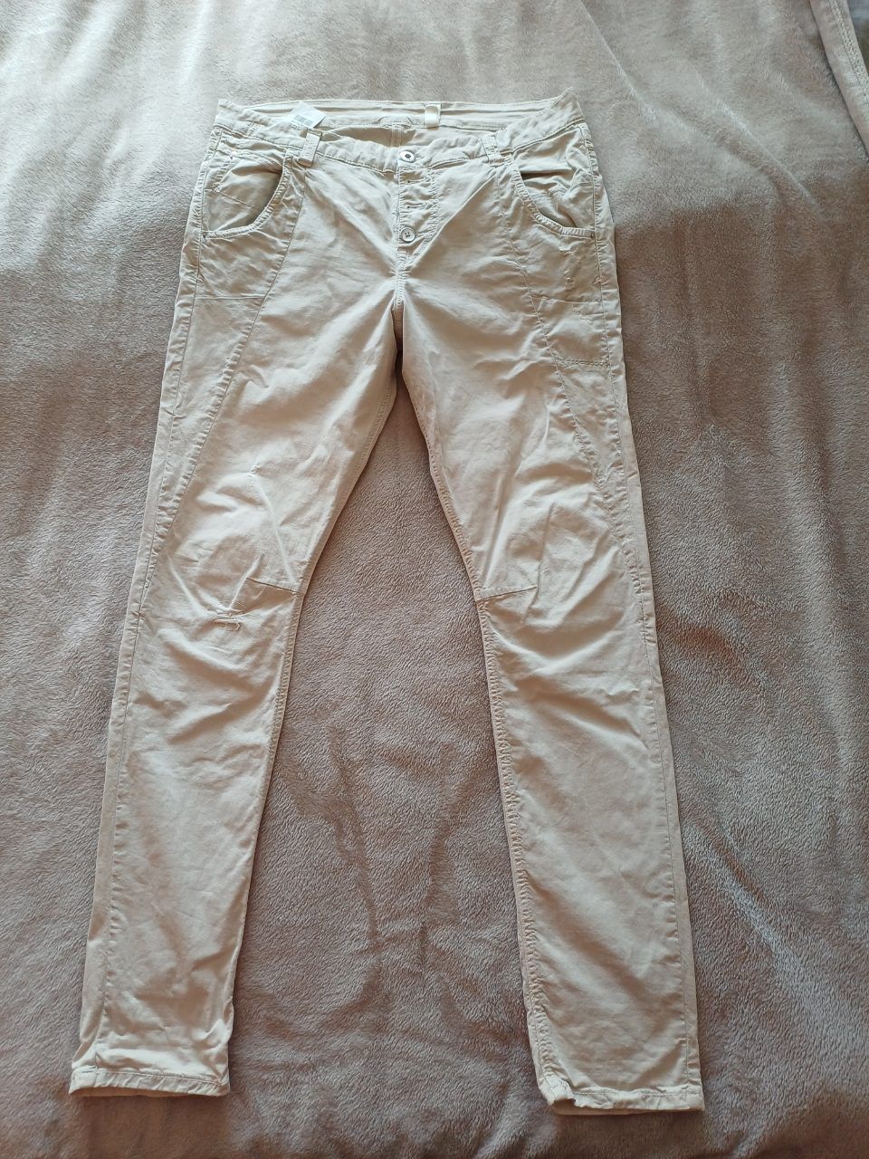 MAC MAC Jeans Hose Laxy Beige Gr. 42/30 (Damen) Size 42