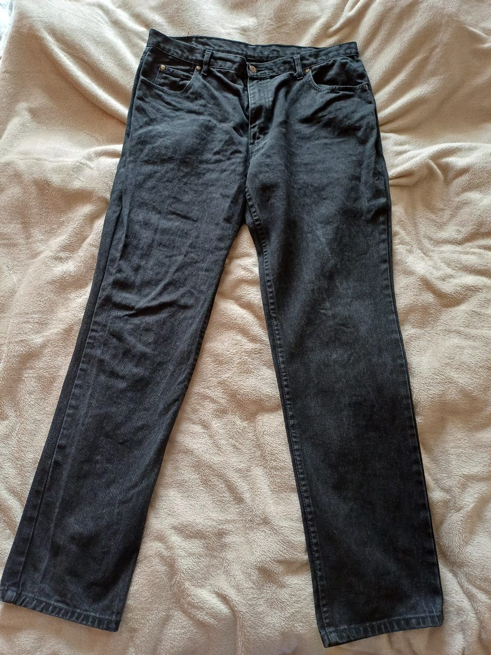 Oldaxe OLDAXE Herren Jeans Hose Schwarz Used-Look Größe 40/32 Size 40