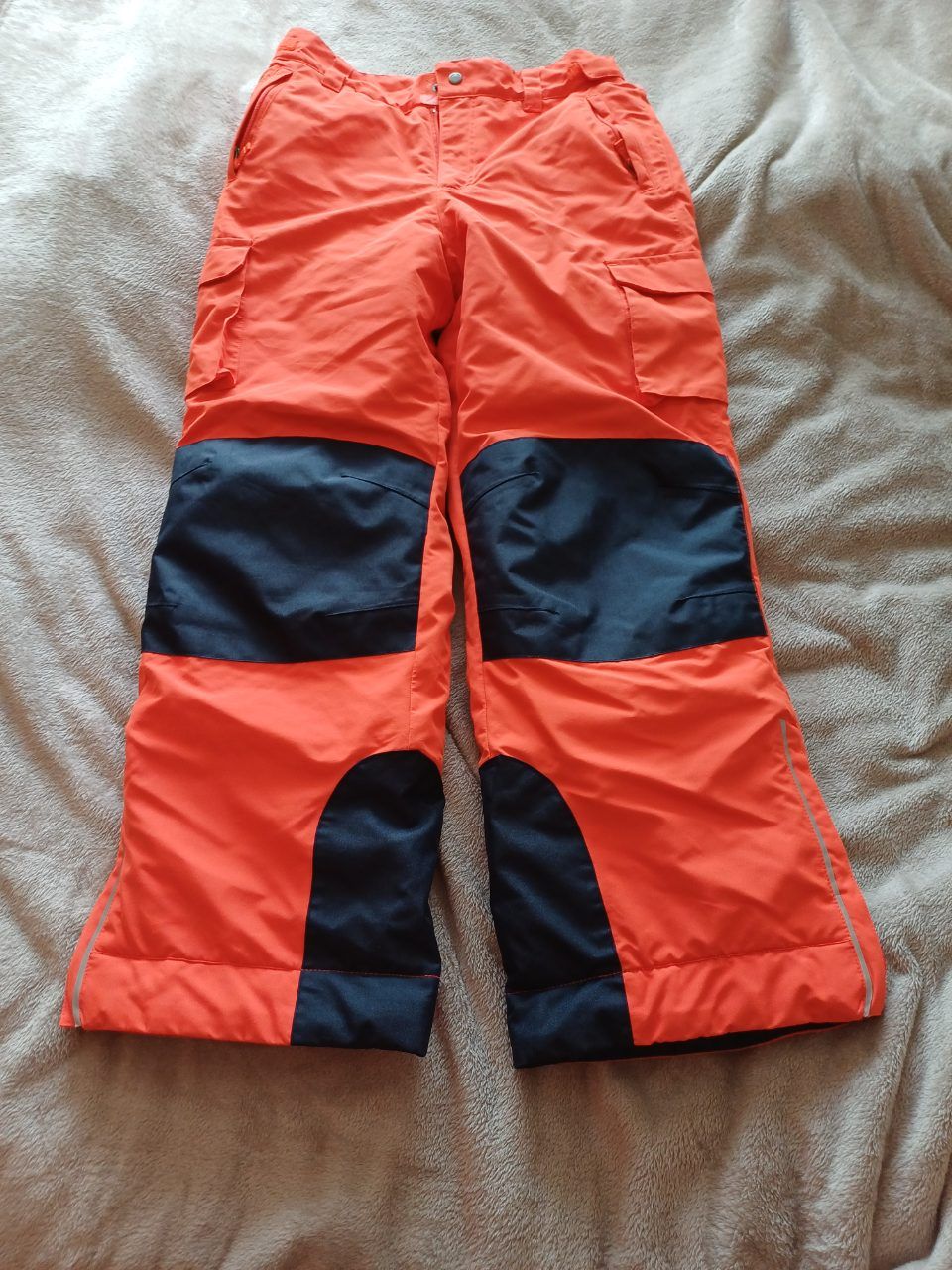 SNOW TECH Tchibo Snow Tech Skihose / Snowboardhose Orange-Schwarz Gr. 158/164 Size 158