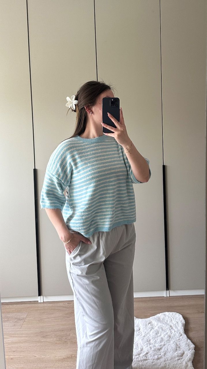 Mioni Pullover kurzarm Size Einheitsgröße