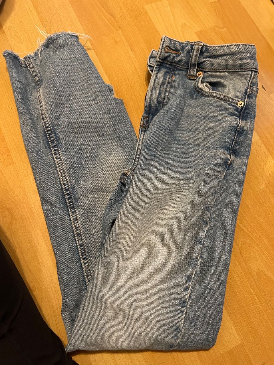 Bershka Jeans Straight Cropped