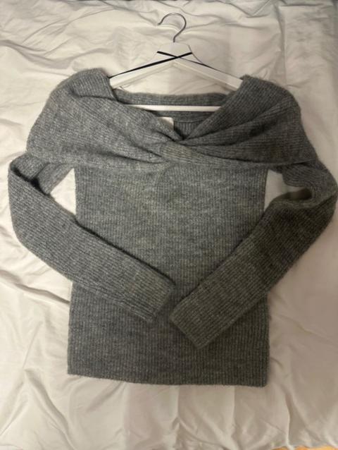 H&M Grauer Strickpullover (H&M) Size S