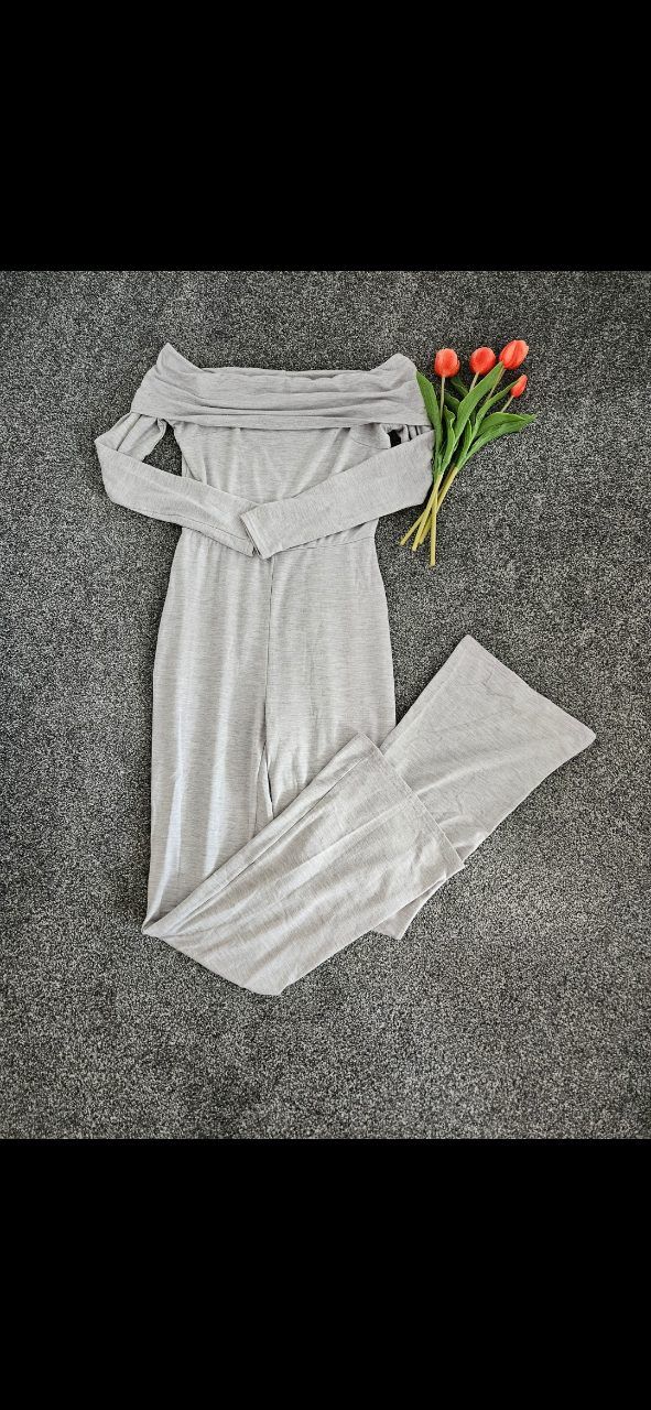 Amisu Amisu Jumpsuit mit Schlag und Offshoulder  Size XS