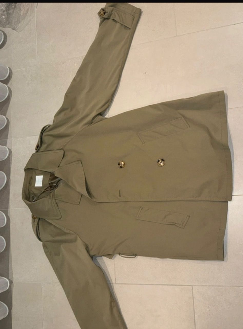 Primarkt Eleganter Trenchcoat / Mantel in Khaki – Größe L Size L