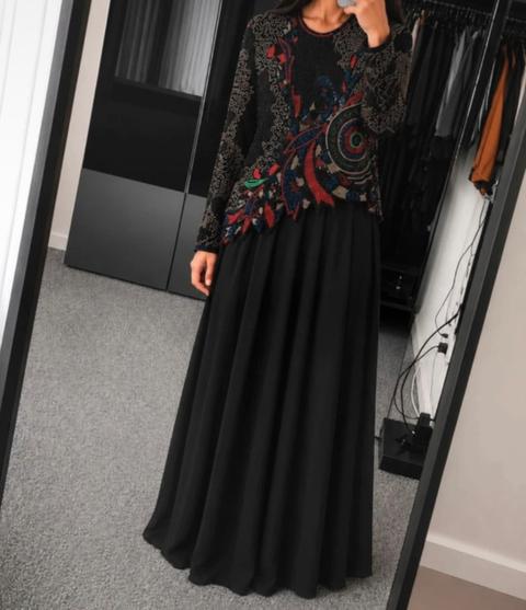 Ohne Marke Abendkleid mit Glitzer Gr. L Size L