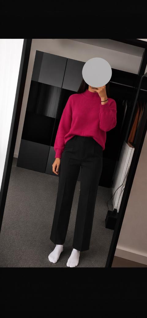 Ohne Marke Pinker Pullover Size L