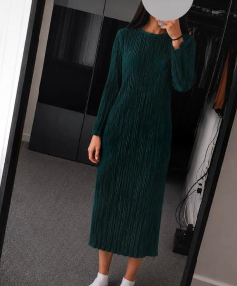 Ohne Marke Grünes Kleid Gr. L Size L