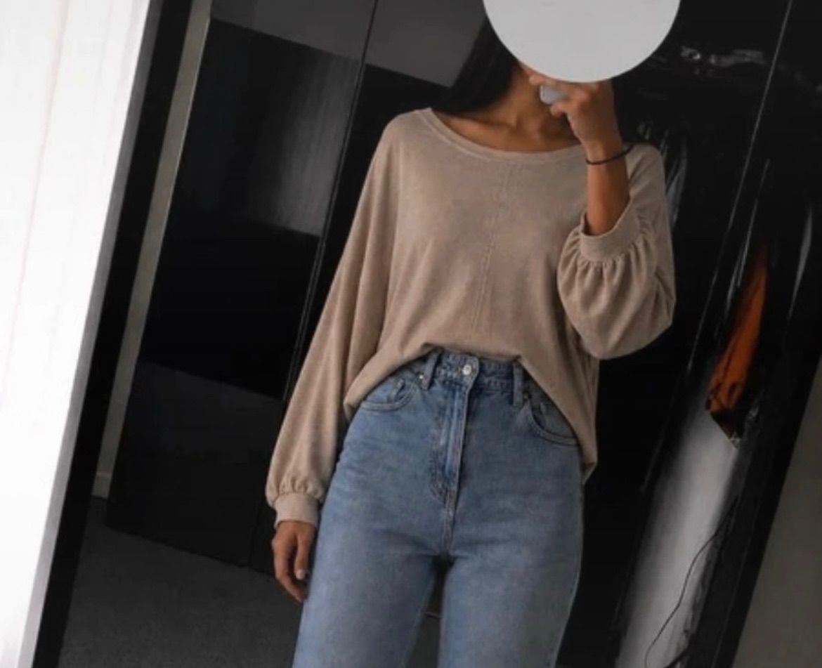 H&M H&M Bluse beige/Creme Gr. S Size S
