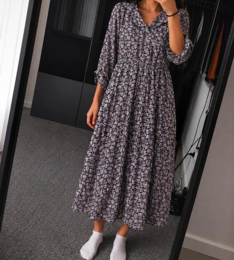 Ohne Marke Sommerkleid lila Gr. L Size L