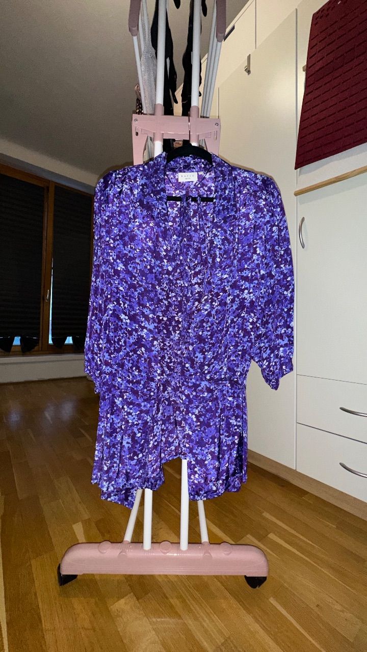 KCBINE WRAP - Bluse - purple flower print