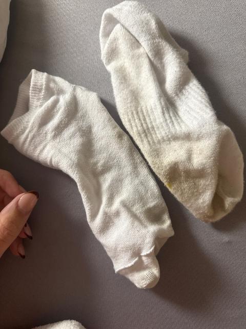 keine getragene socken