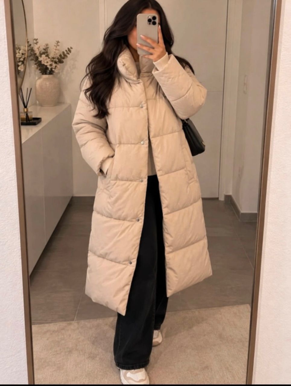 Stradivarius  Stradivarius Pufferjacke Winterjacke Beige/ Creme Gr. S Size S