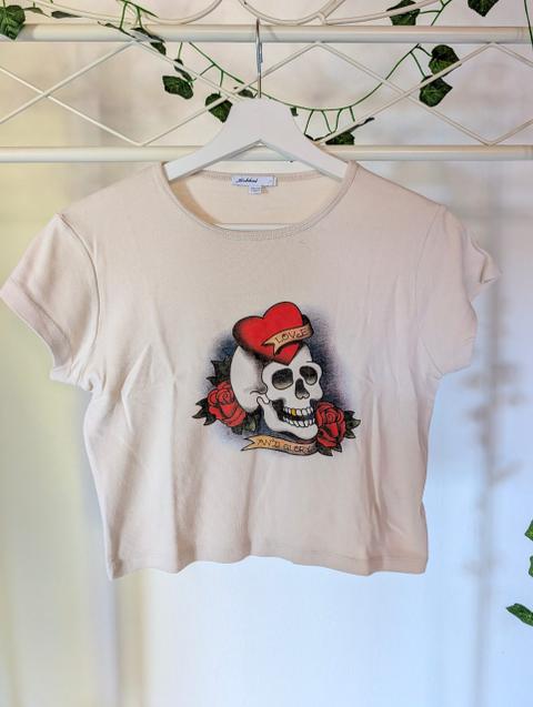 Subdued Subdued Cropped T-shirt beige Size M
