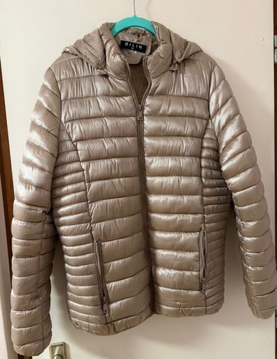 Beige Jacke