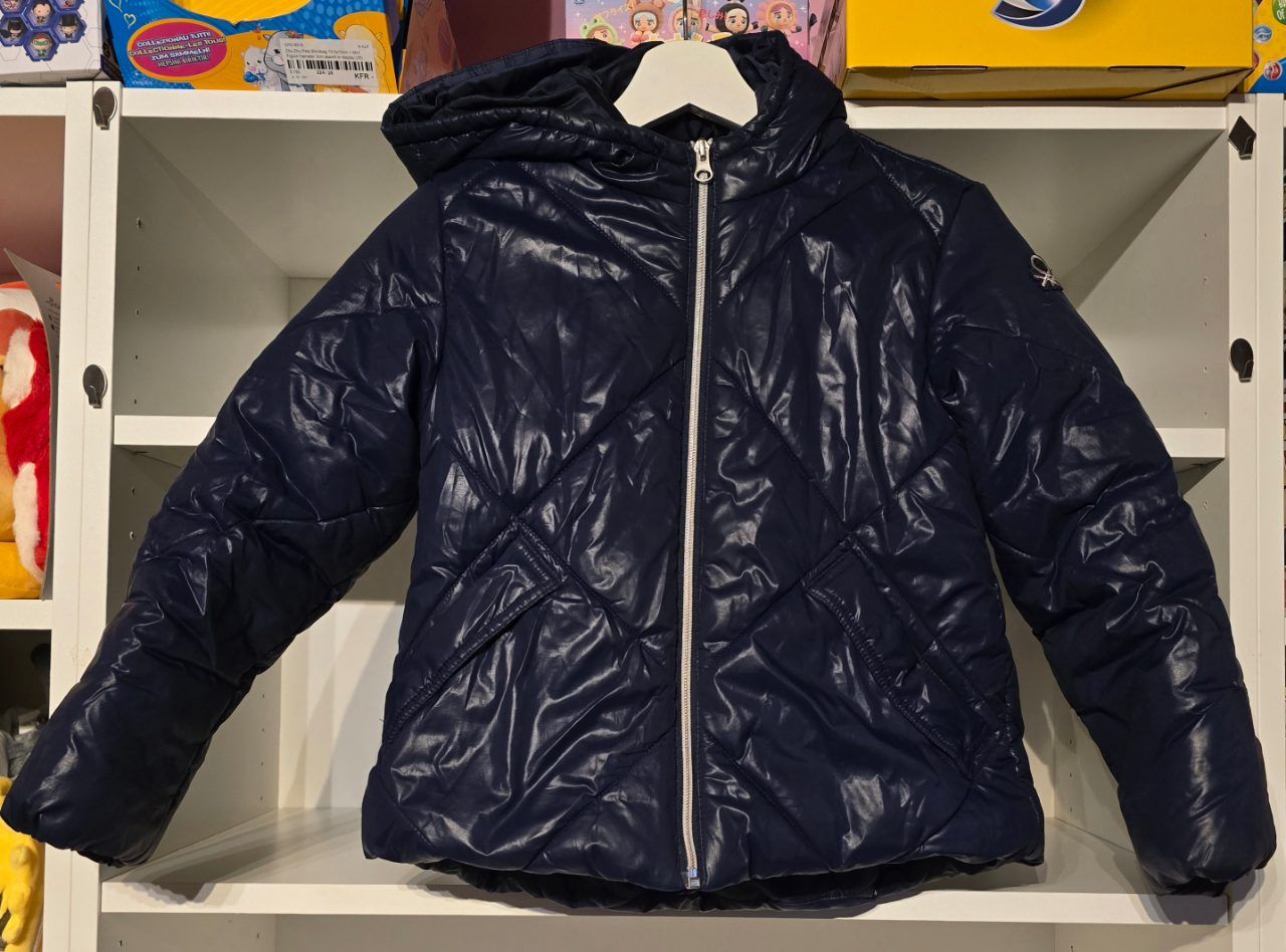 Benetton  Benetton Daunenjacke Winterjacke blau 130cm  Size 128