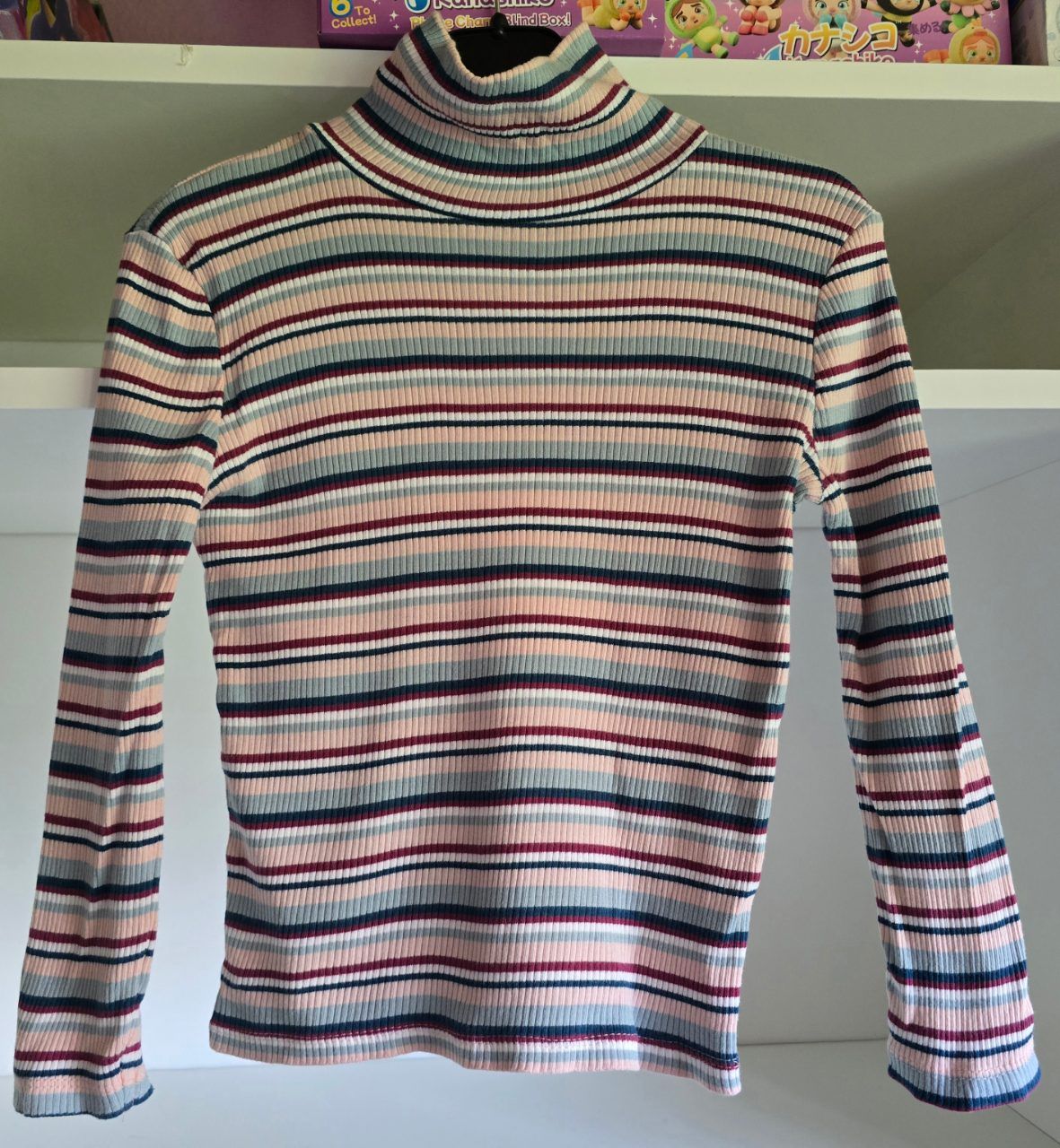 H&M C&A Rollkragenpullover Langarmshirt gestreift 122  Size 122