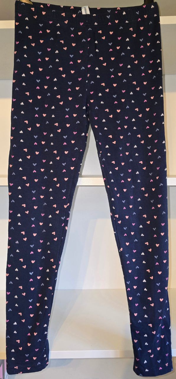 Yigga Yigga Leggings blau herz muster 158 Size 158