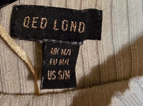 QED London QED London Strickpullover gestreift rippstrick S M Size S
