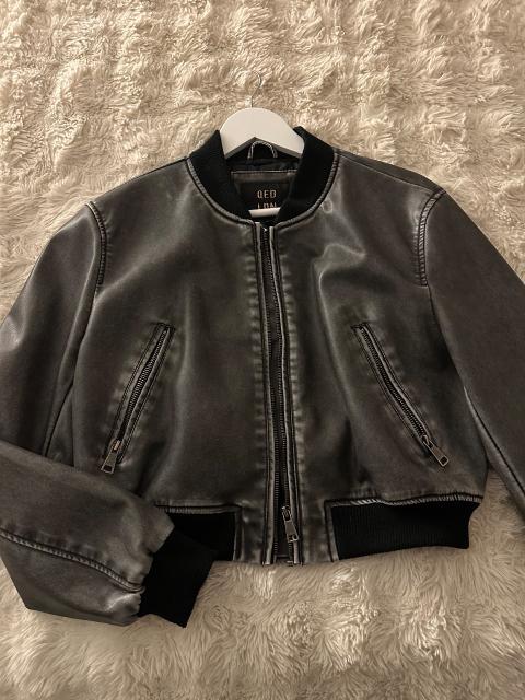 Virale Lederjacke Size S
