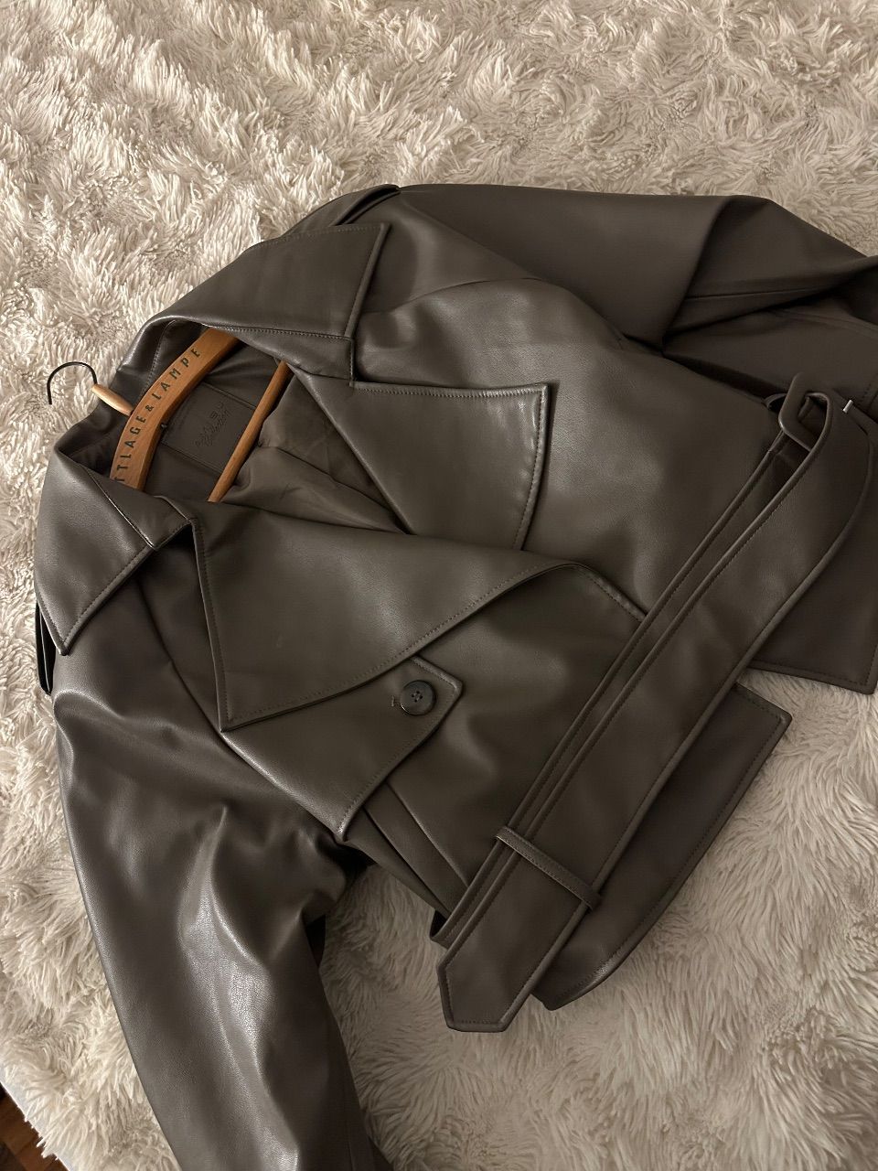Virale Lederjacke Size S