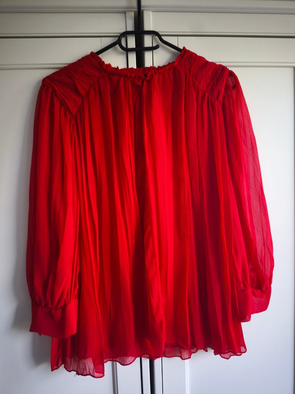 Zara Zara Bluse in rot Gr. M Size M