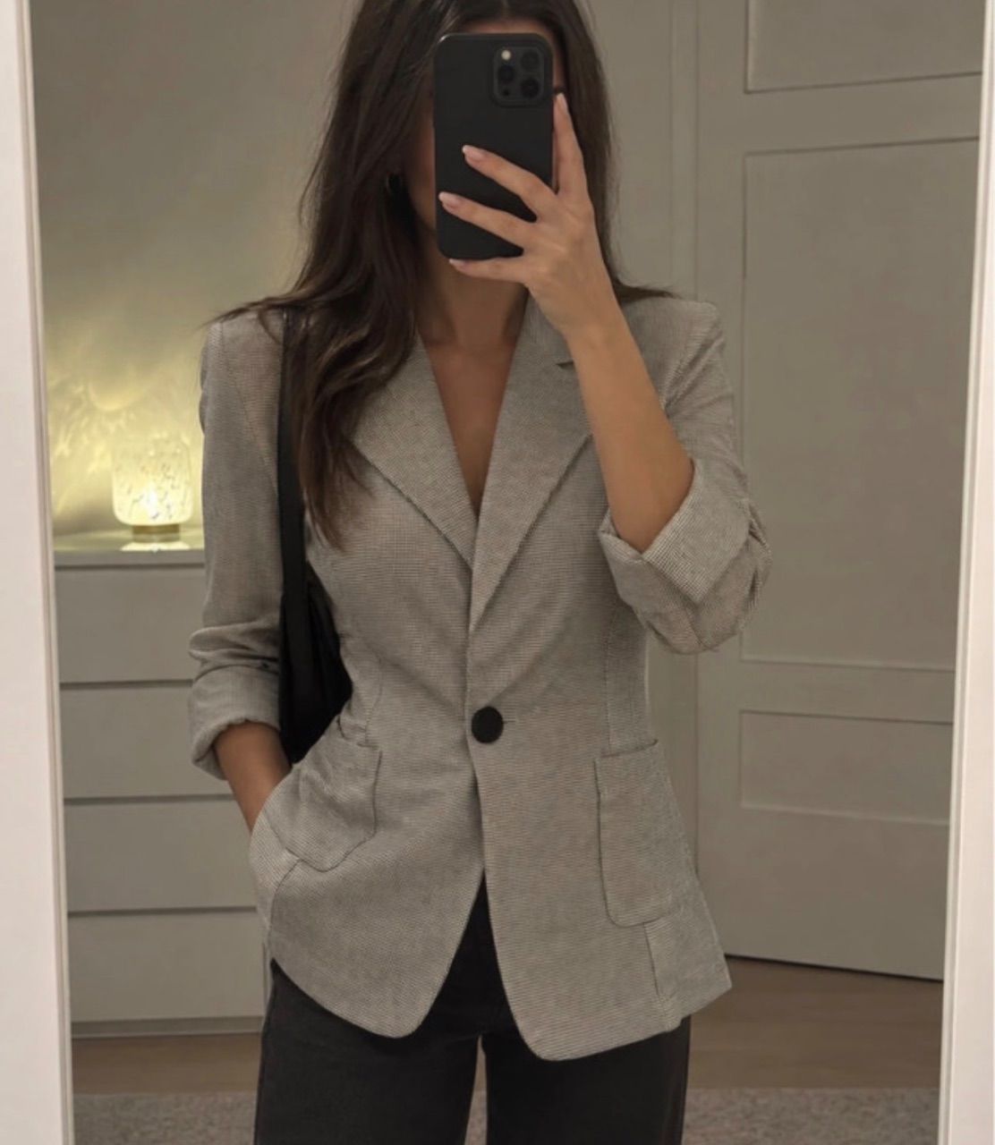 Graue Blazer 