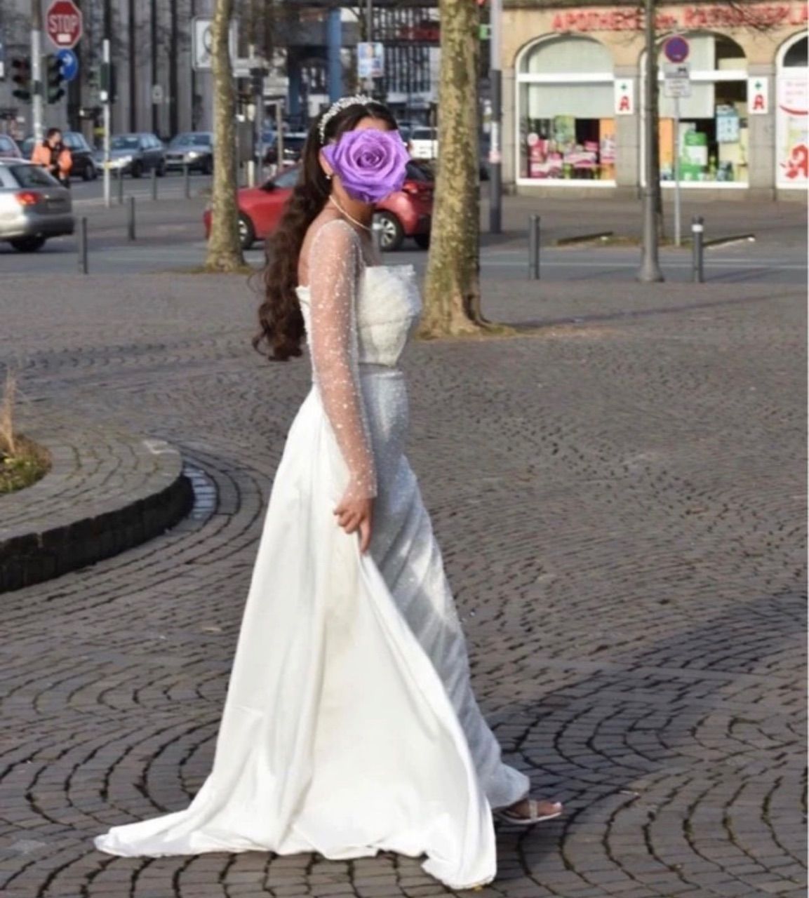 Canur dress  Glitzer Abendkleid/ Hochzeitskleid  Size S