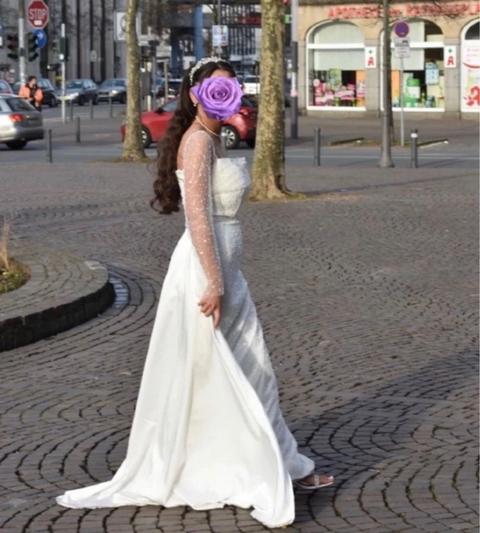 Canur dress Glitzer Abendkleid/ Hochzeitskleid Size S