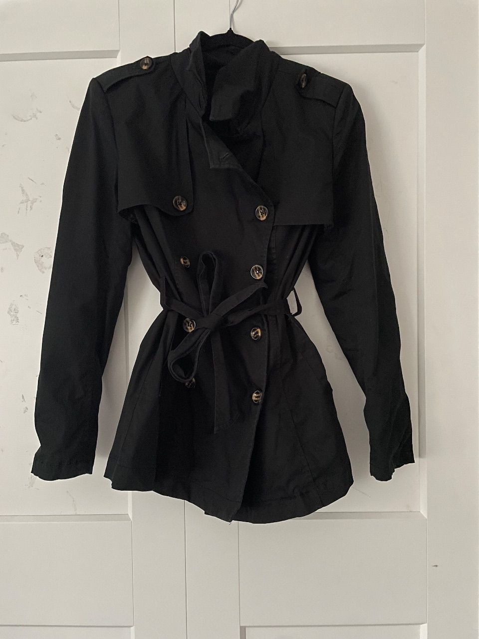 Bodyflirt Trenchcoat in schwarz  Size M