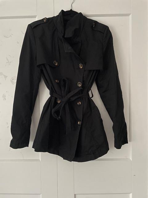 Bodyflirt Trenchcoat in schwarz Size M
