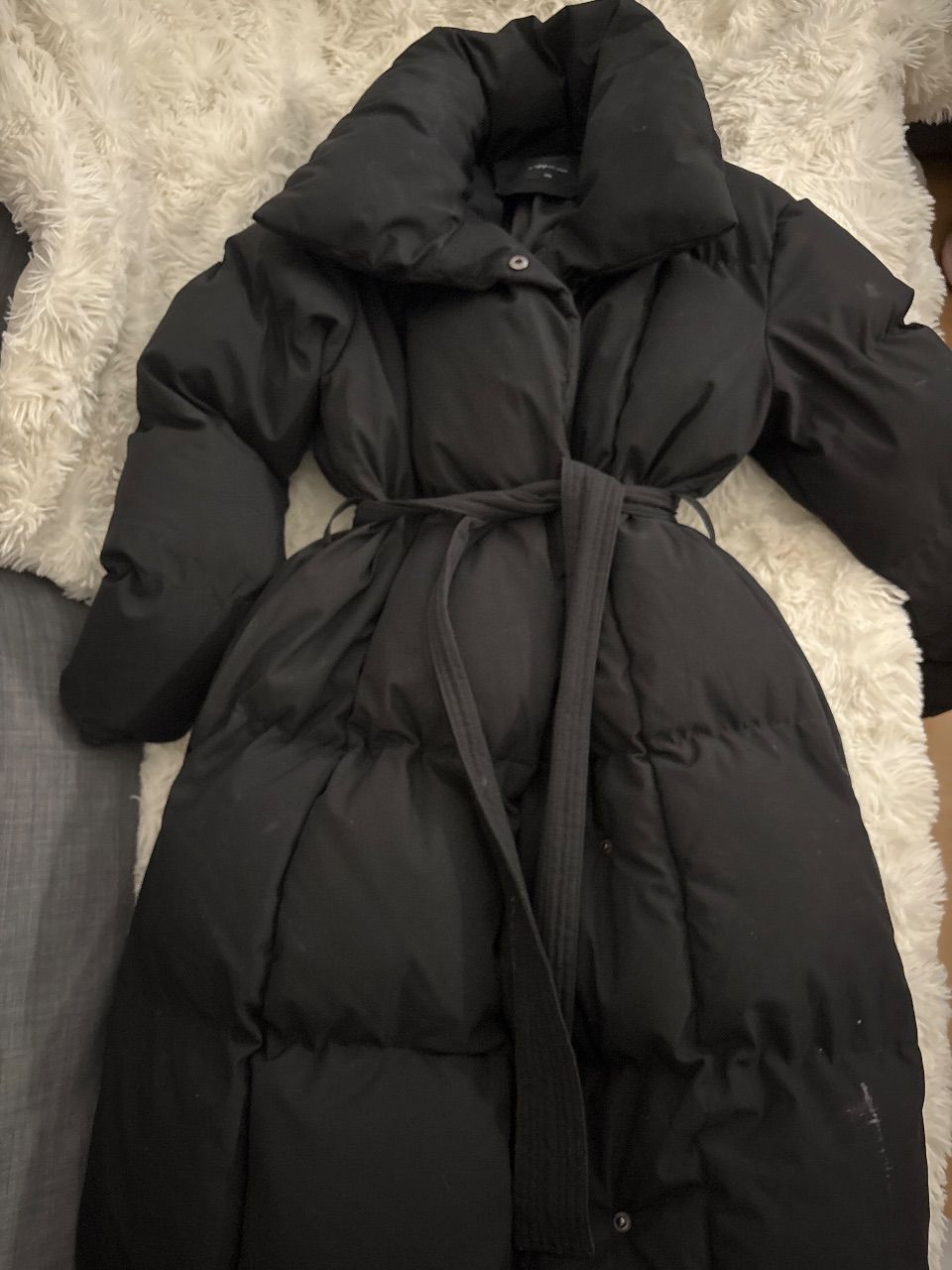 Schwarze Manteljacke Size M